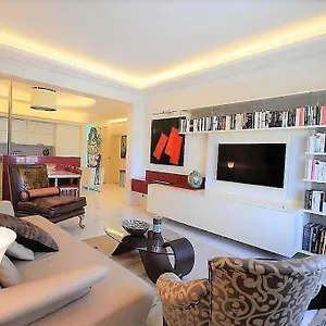 Appartement Palais Miramar Art Modern - Derniere Etages Vue - 75m De Confort - En Face Des Plages -wifi - Clim, Cannes