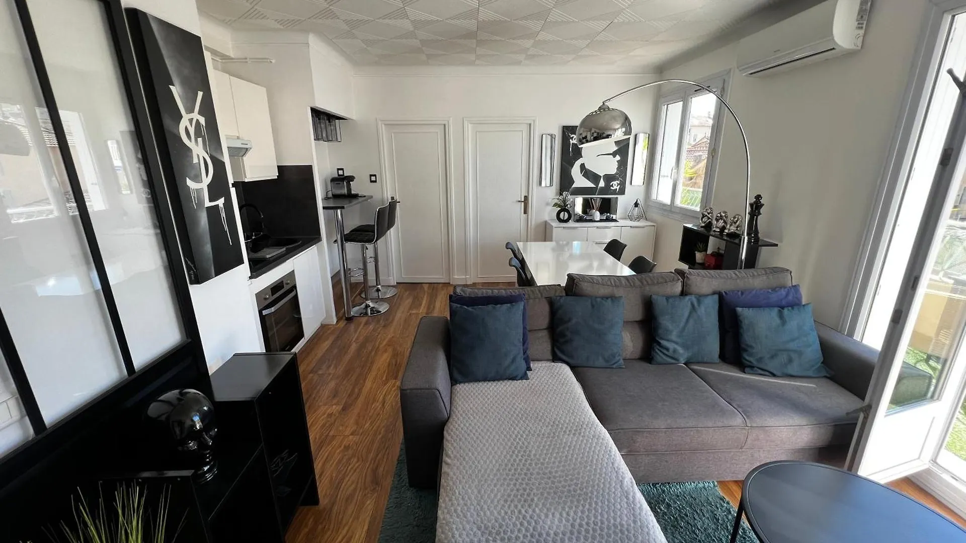 戛纳T2 Proche Centre Et Palais Avec Terrasse !公寓 公寓 戛纳